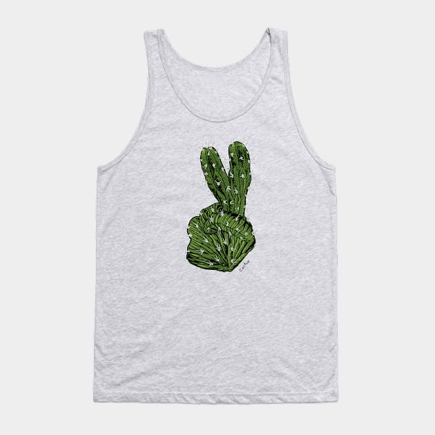 Cactus Peace Tank Top by Cactee